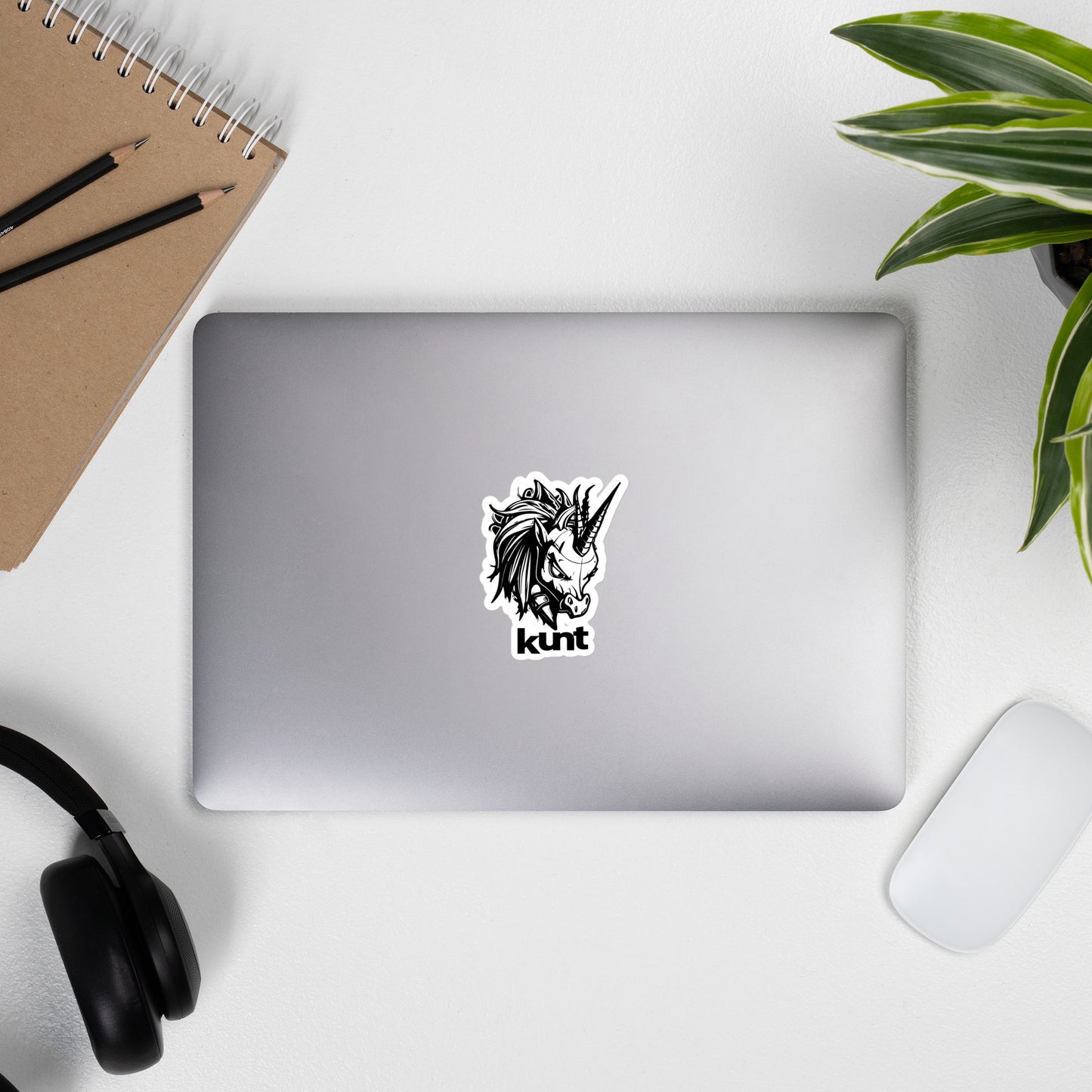 Kunt, official unicorn, Bubble-free stickers