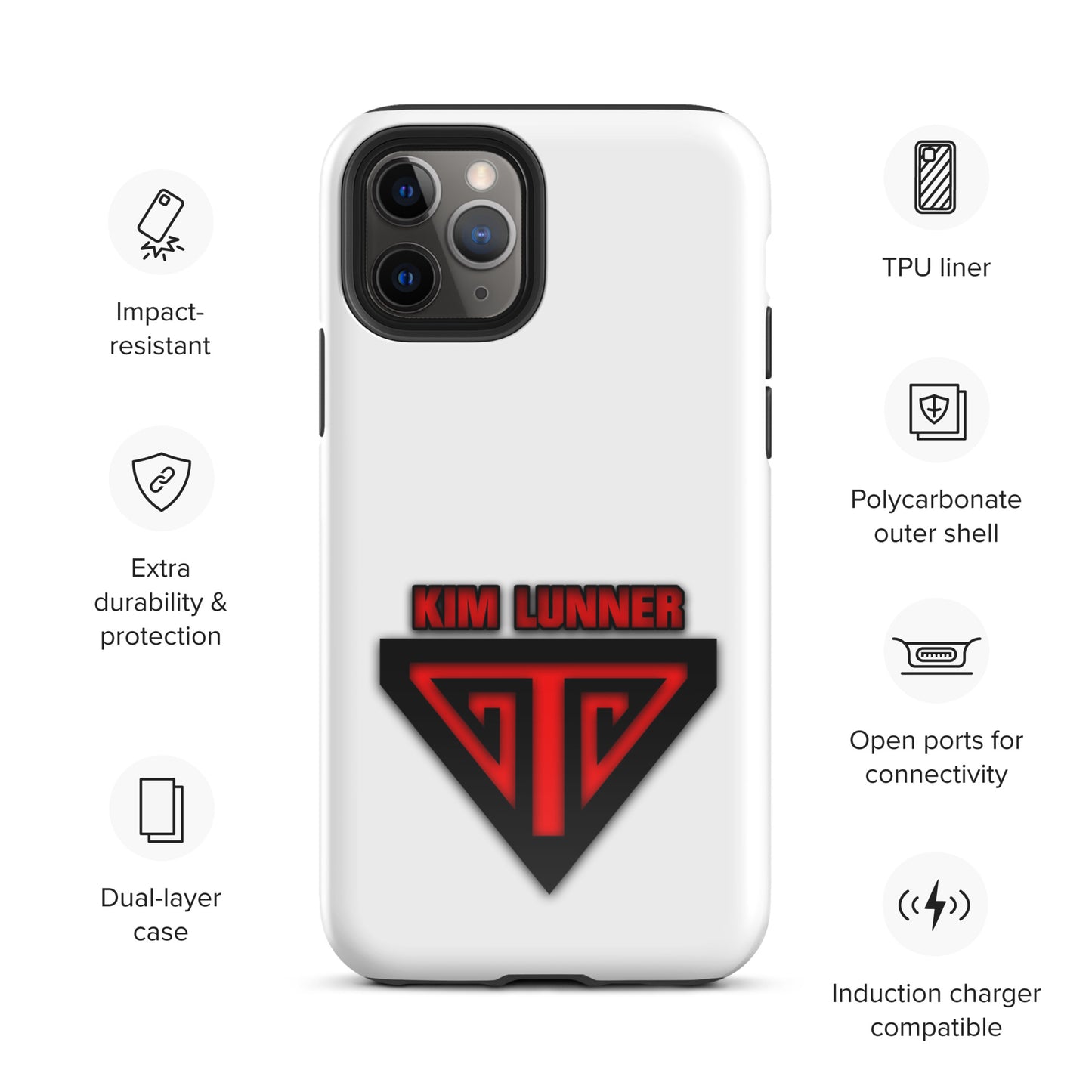 Kim Lunner, official logo, Tough Case for iPhone®