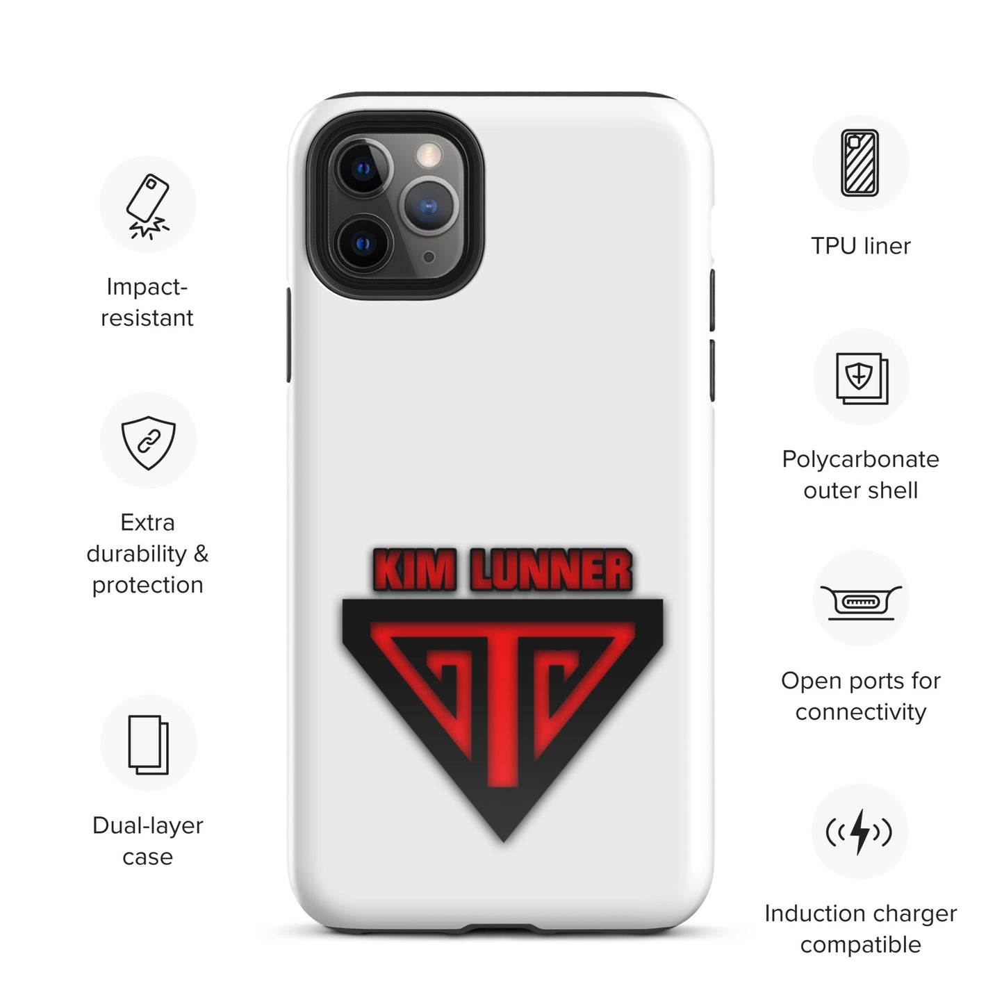 Kim Lunner, official logo, Tough Case for iPhone®