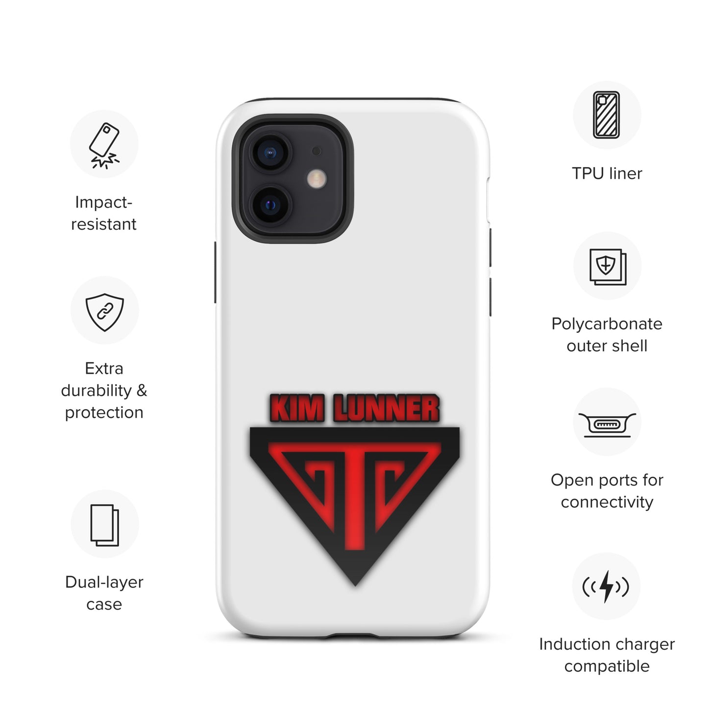 Kim Lunner, official logo, Tough Case for iPhone®