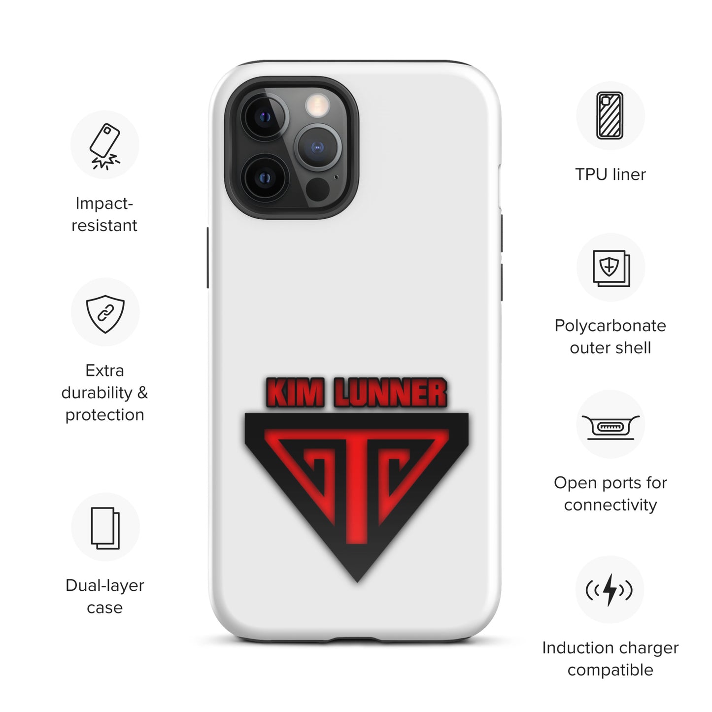 Kim Lunner, official logo, Tough Case for iPhone®