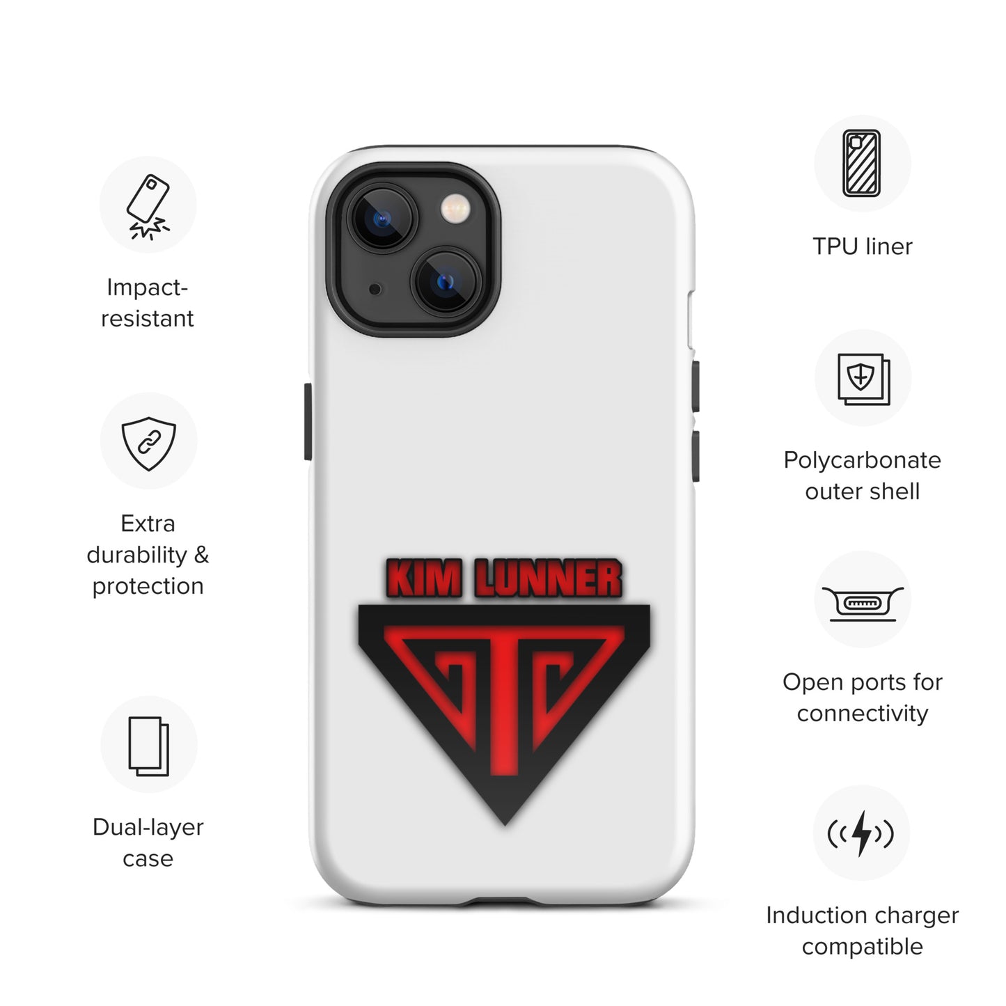 Kim Lunner, official logo, Tough Case for iPhone®