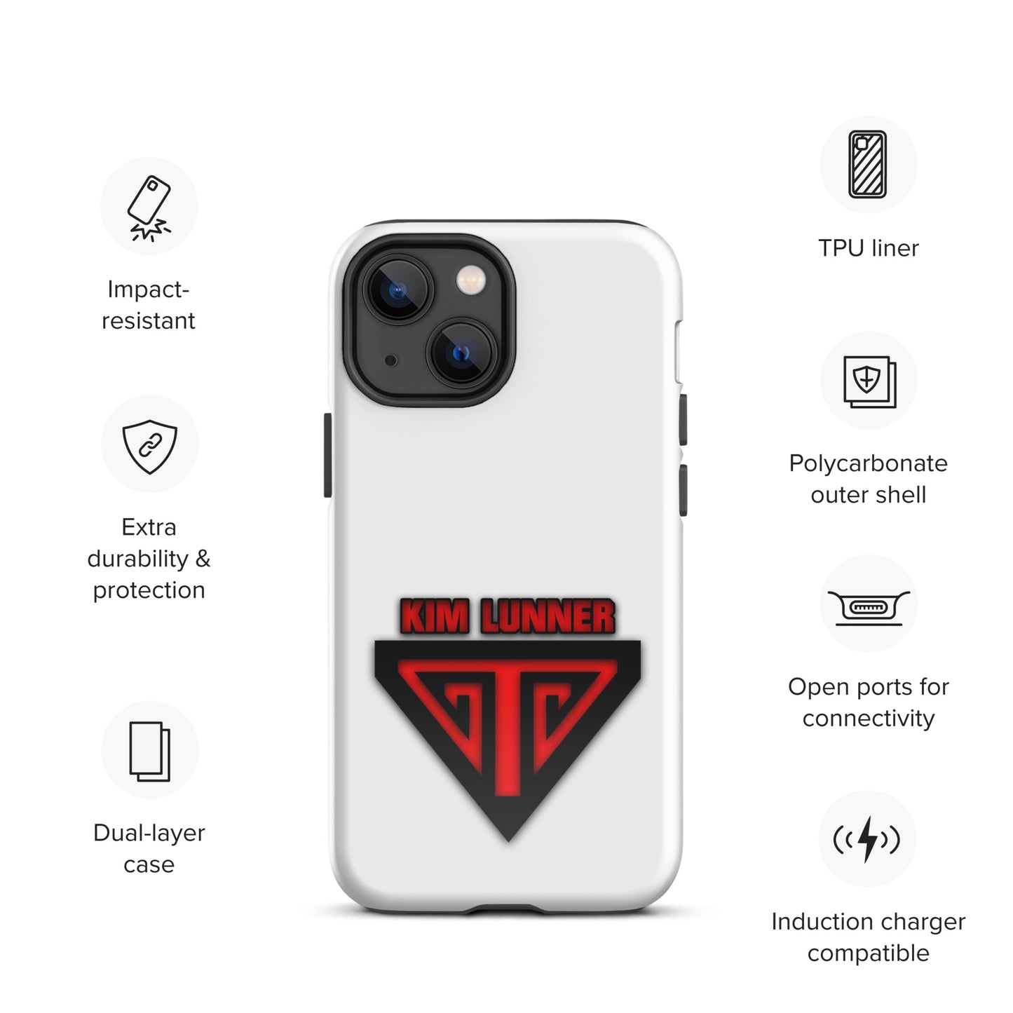 Kim Lunner, official logo, Tough Case for iPhone®