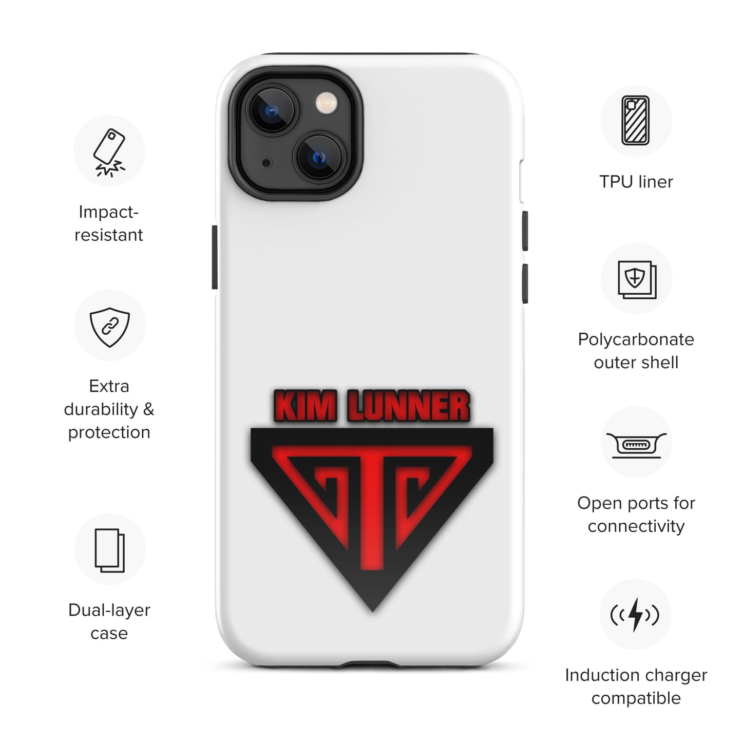 Kim Lunner, official logo, Tough Case for iPhone®