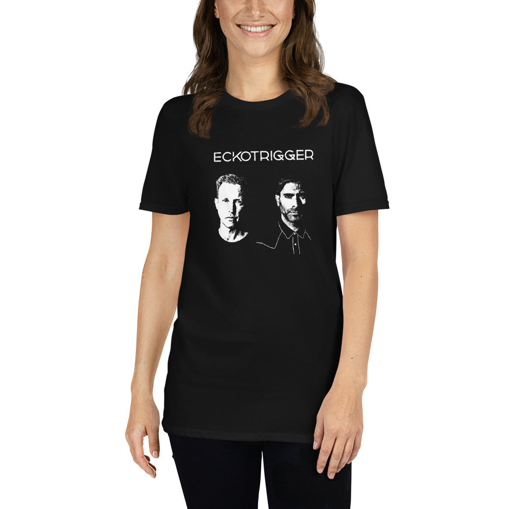 Eckotrigger, official band photo and logo, Short-Sleeve Unisex T-Shirt