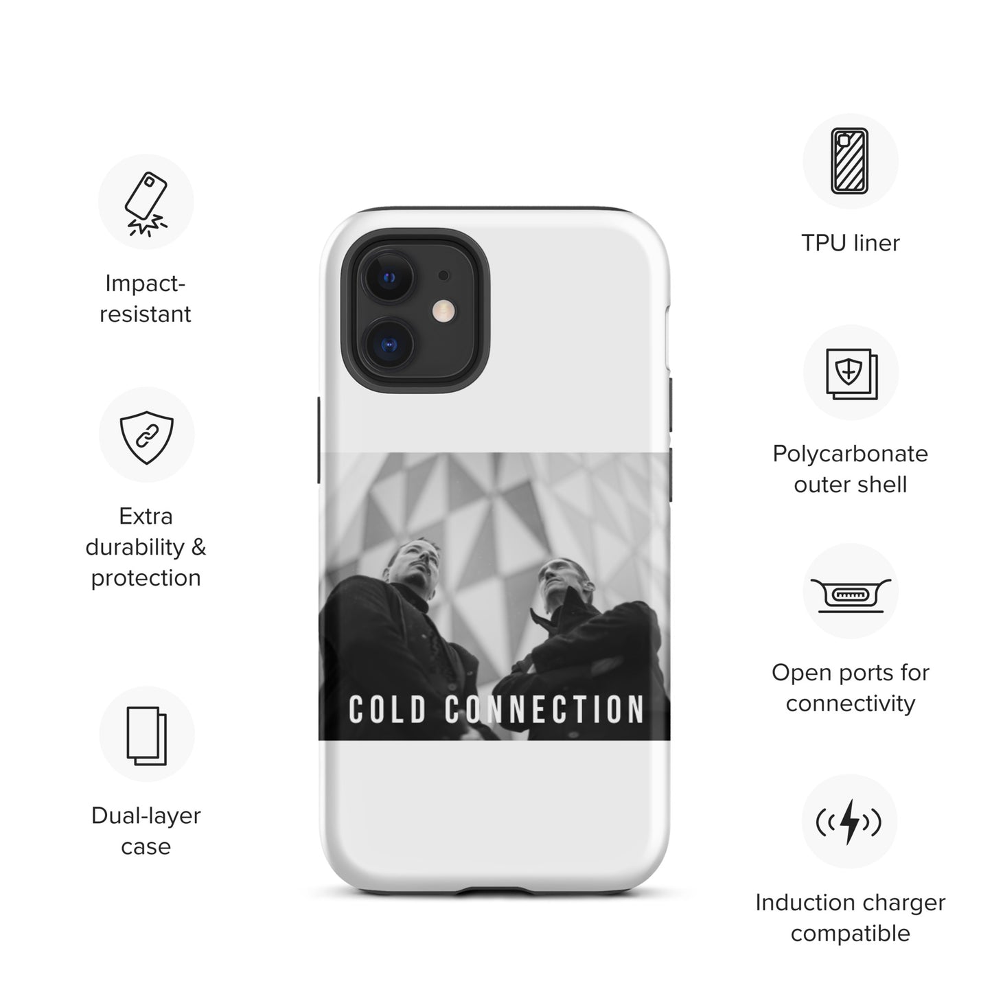 Cold Connection, official band photo, Tough iPhone case