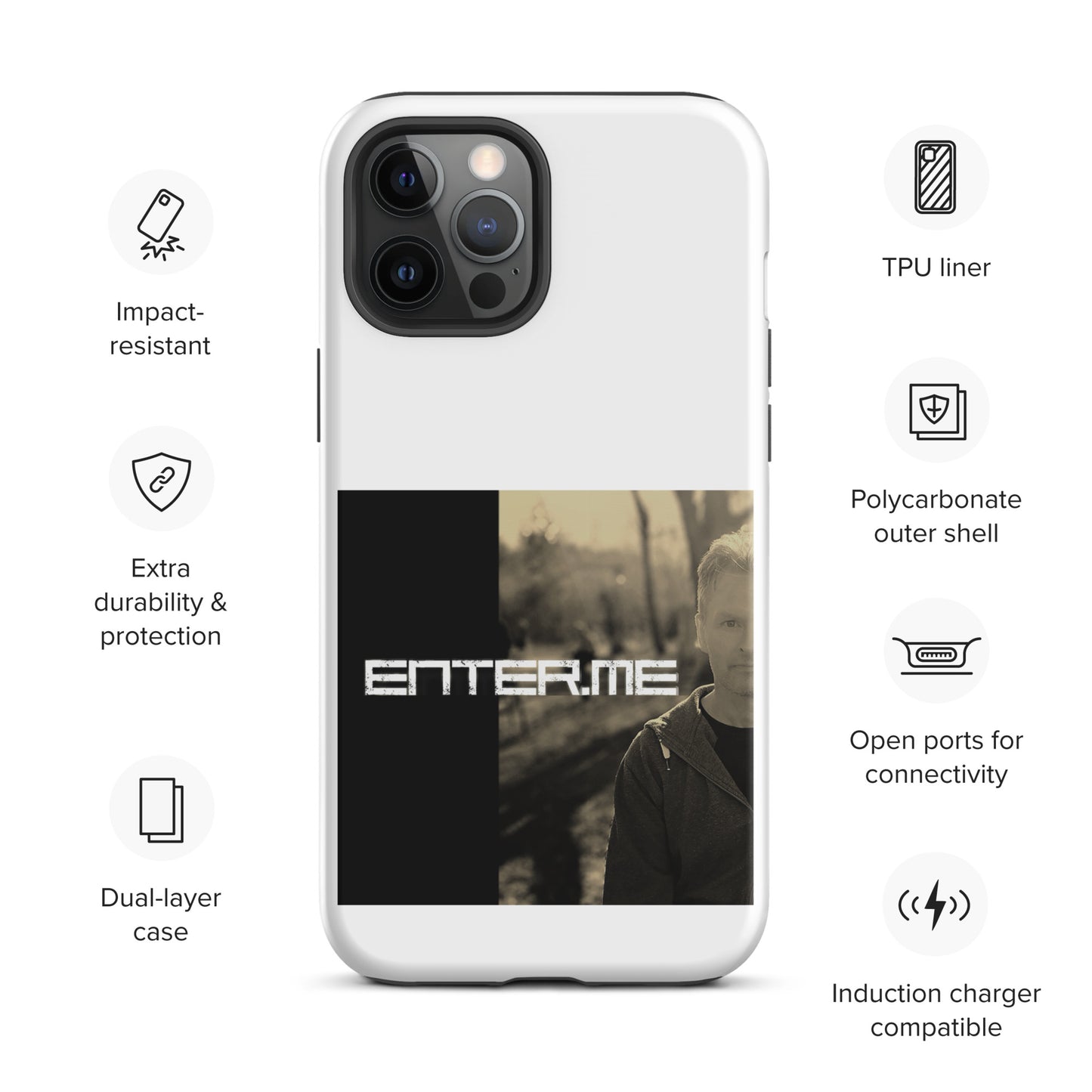 enter.me, official photo (colour) Tough iPhone case