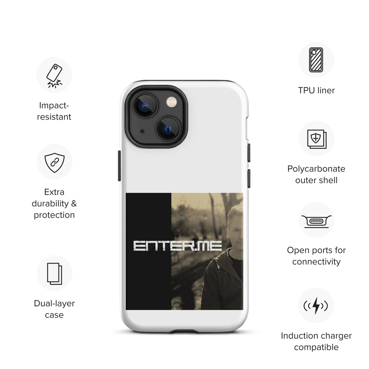 enter.me, official photo (colour) Tough iPhone case