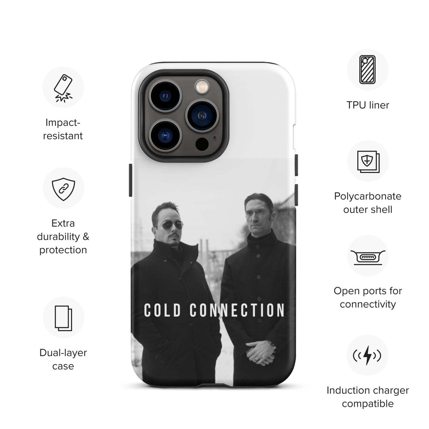Cold Connection, official band photo, Tough iPhone case