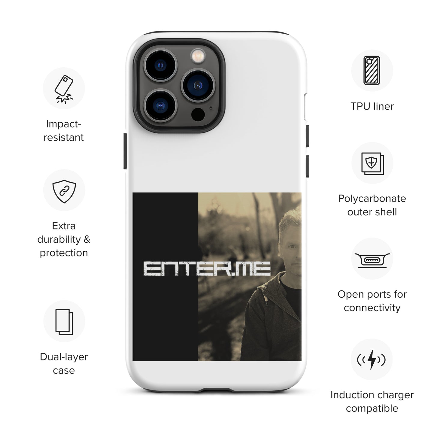 enter.me, official photo (colour) Tough iPhone case