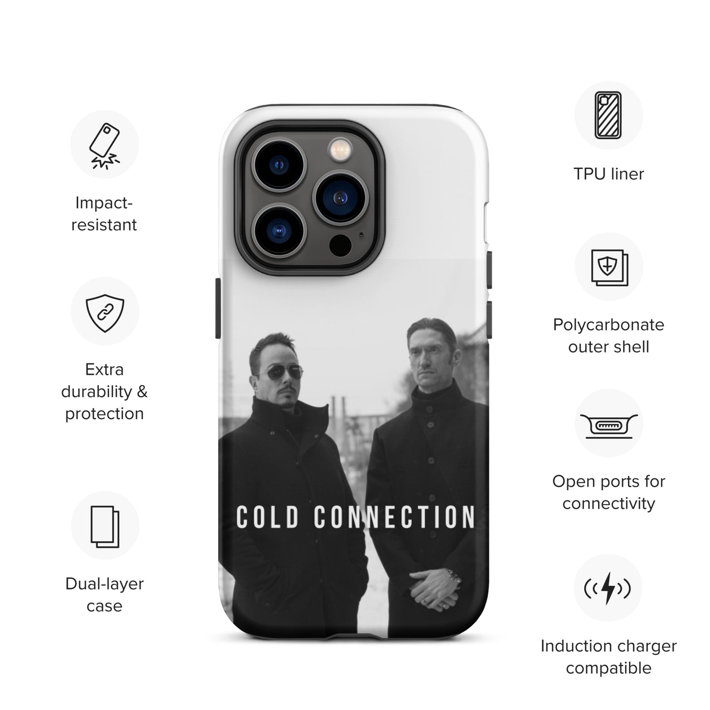Cold Connection, official band photo, Tough iPhone case