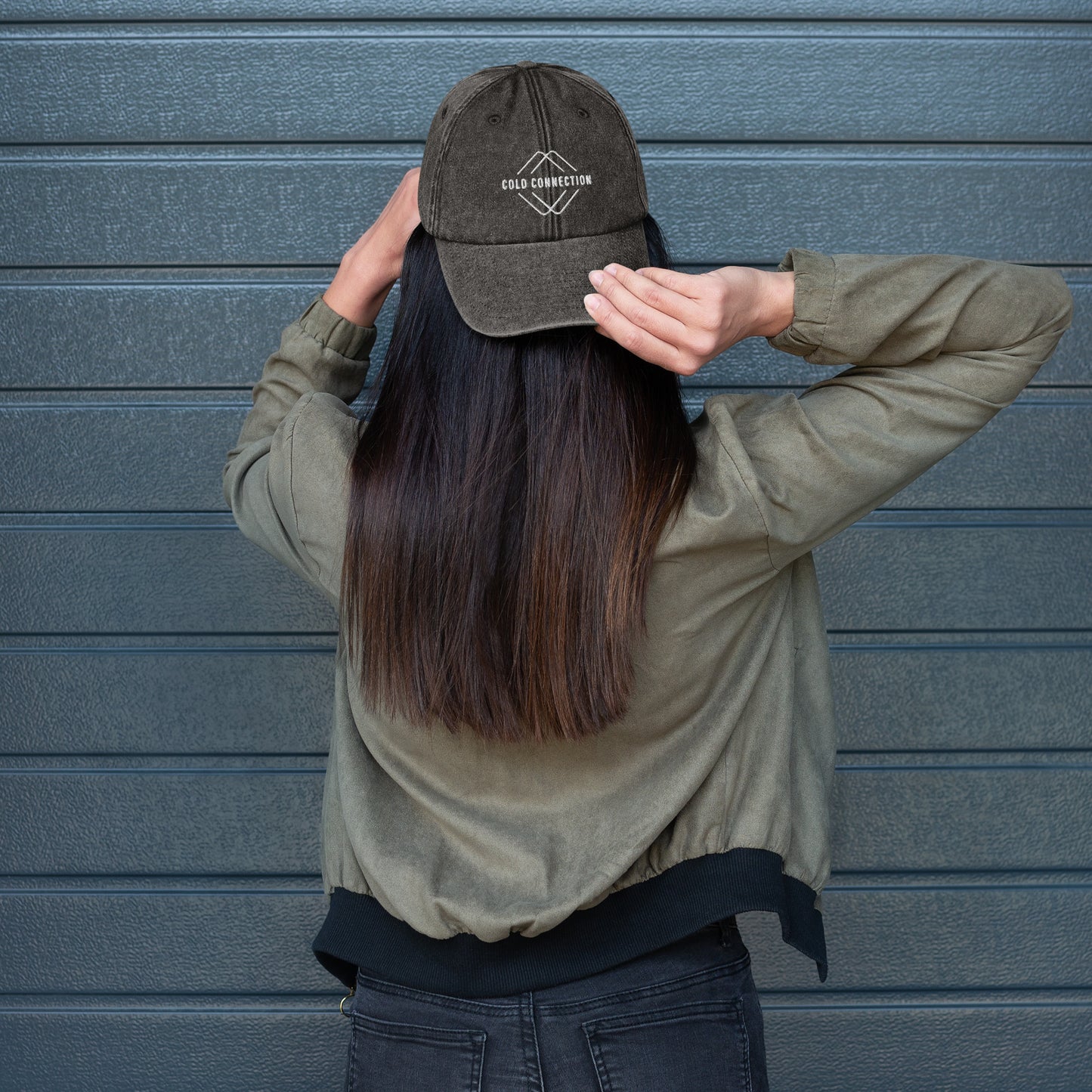 Cold Connection, logo (embroidery), Vintage Hat