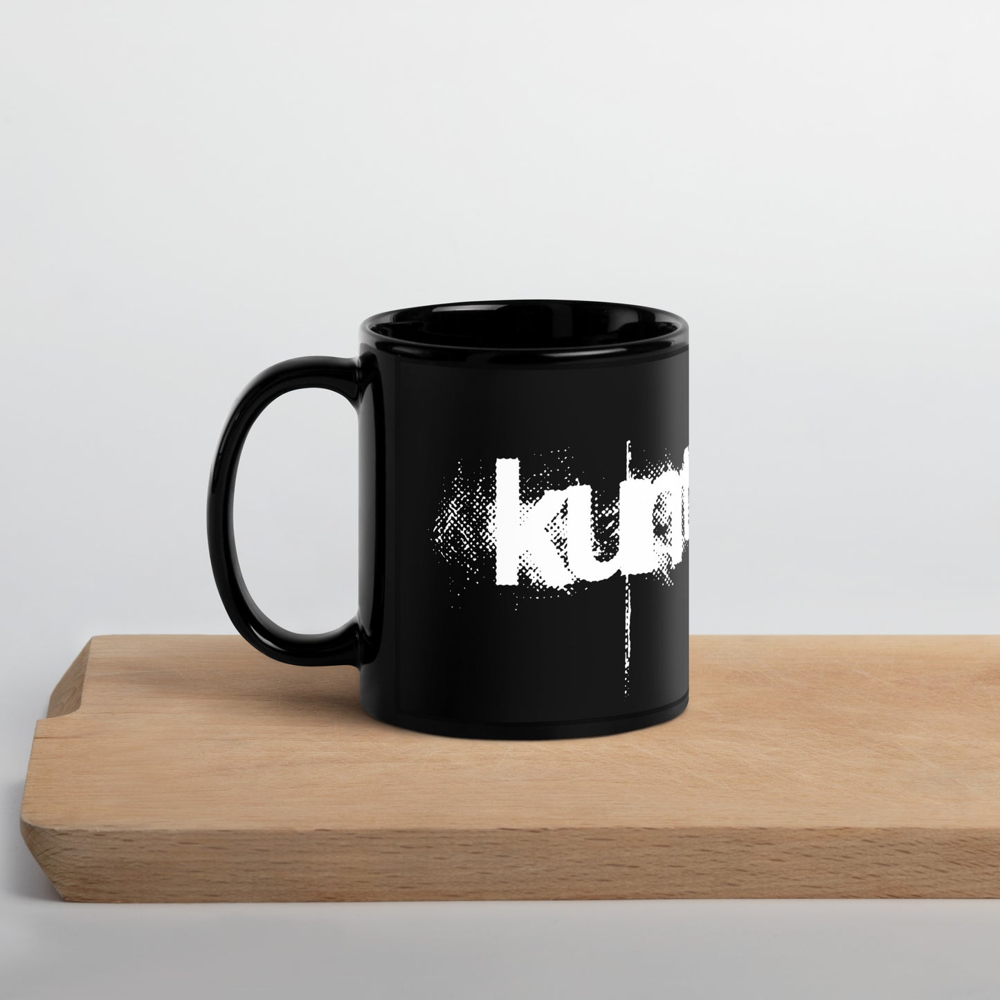 KUNT, official logo, Black Glossy Mug