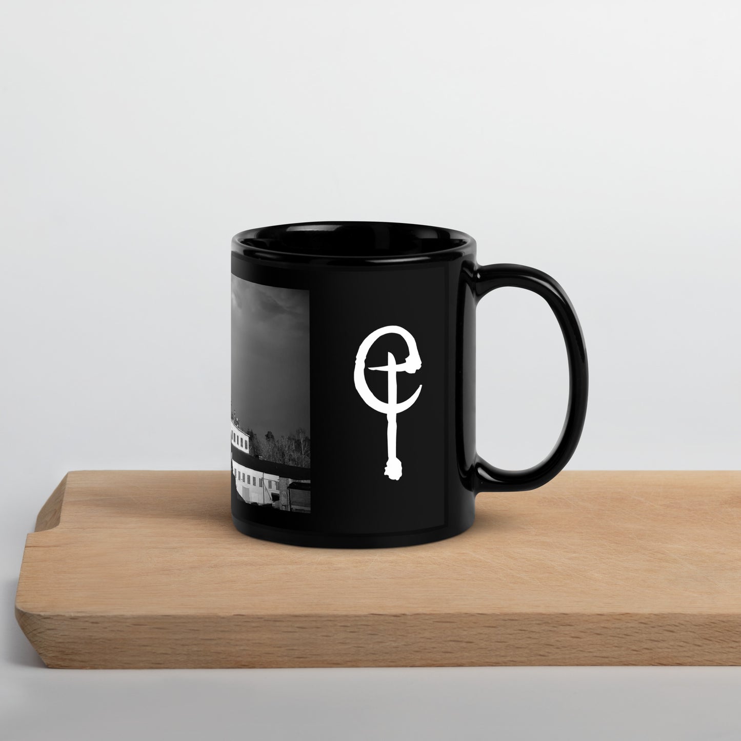 e:lect, official logo and photo, Black Glossy Mug