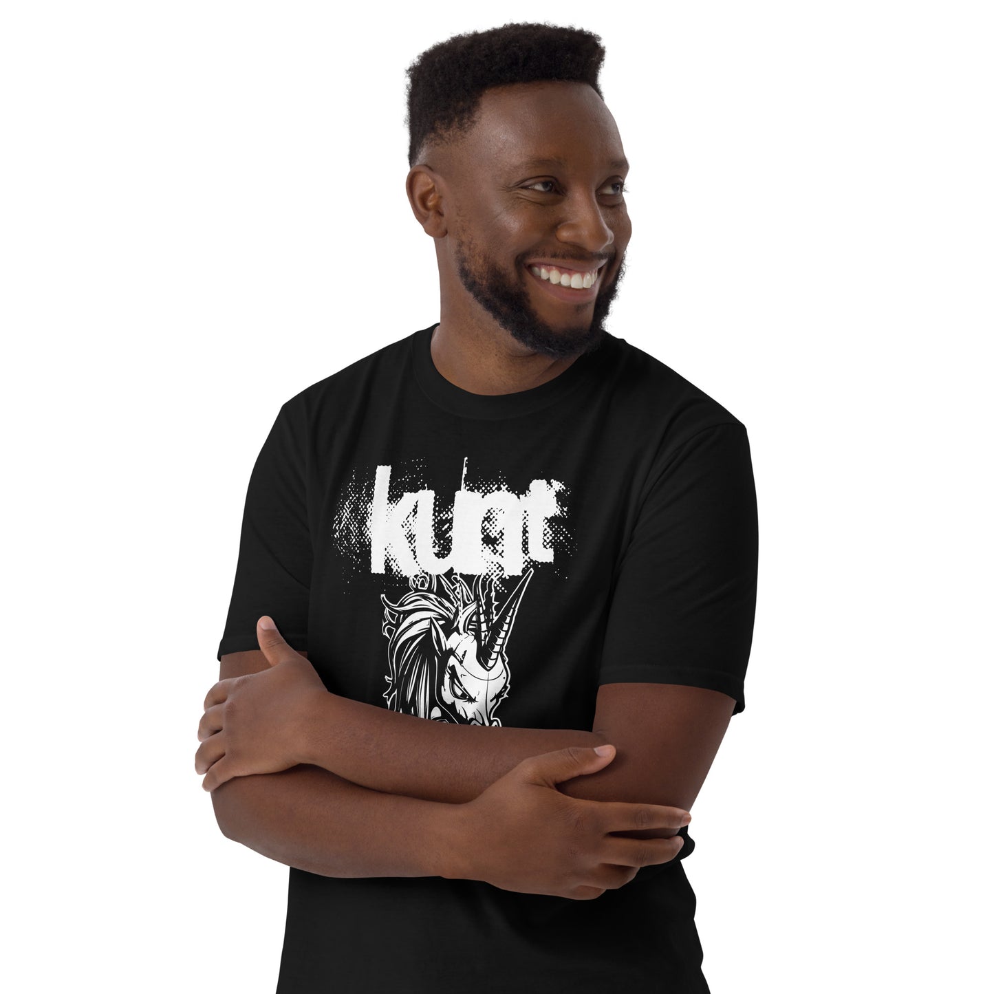 KUNT, official logo and Unicorn, Short-Sleeve Unisex T-Shirt