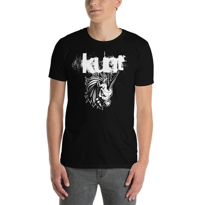 KUNT, official logo and Unicorn, Short-Sleeve Unisex T-Shirt
