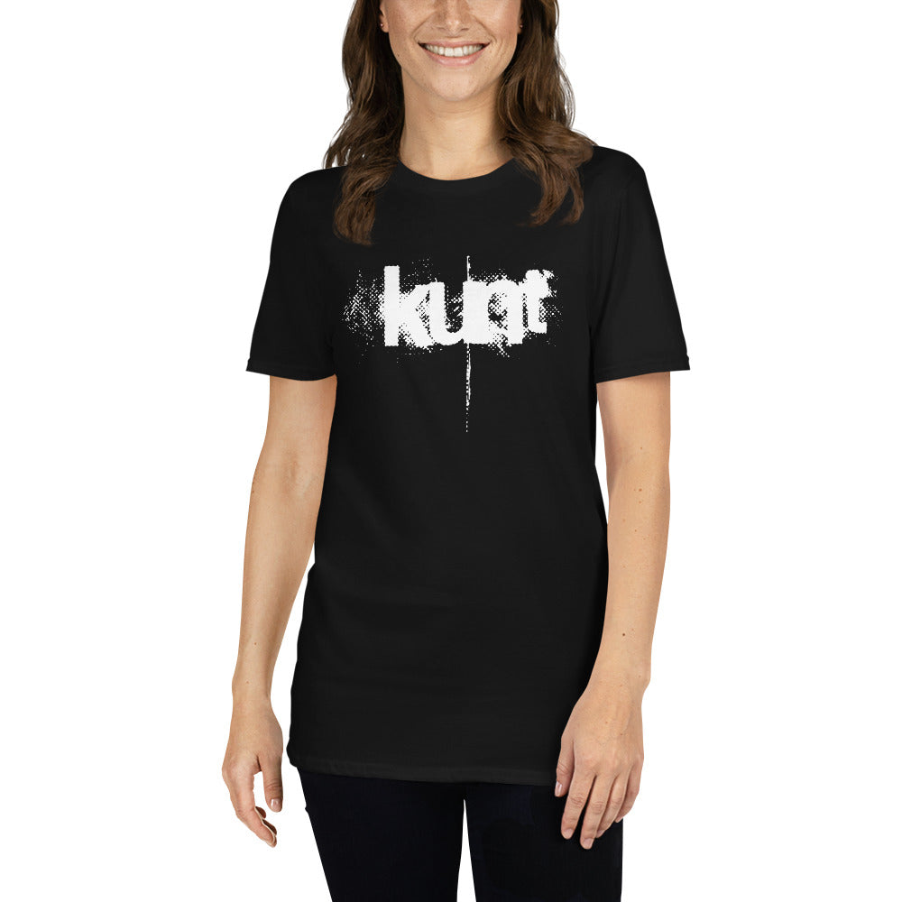 Kunt, official logo, front and backside print, Short-Sleeve Unisex T-Shirt