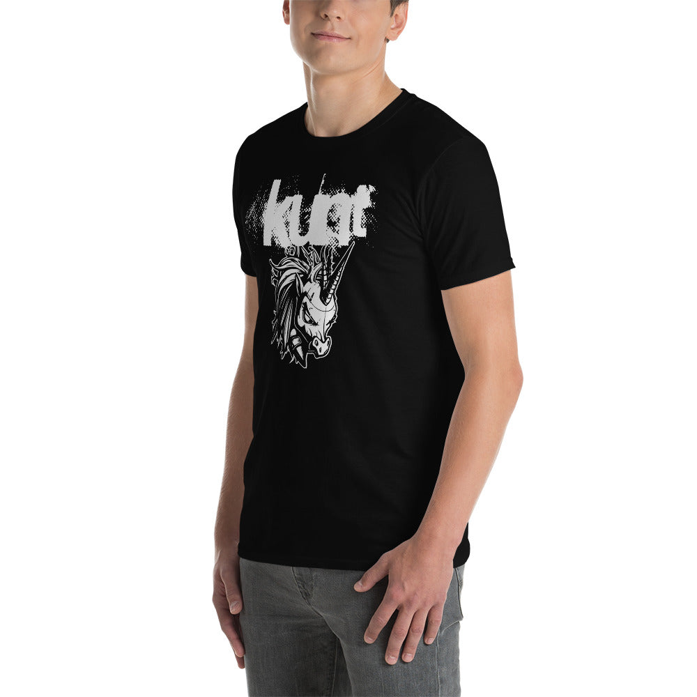 KUNT, official logo and Unicorn, Short-Sleeve Unisex T-Shirt