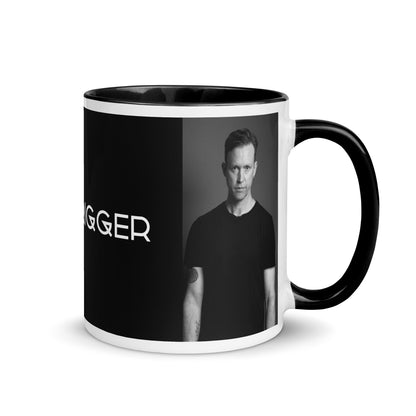 Eckotrigger, official logo and band photo, Mug with Black Color Inside