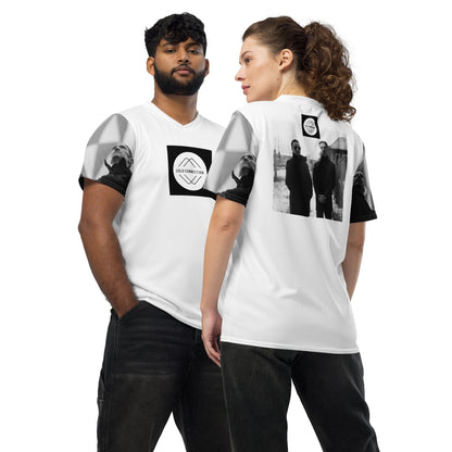 Cold Connection, official band photo and logo, Recycled unisex sports jersey