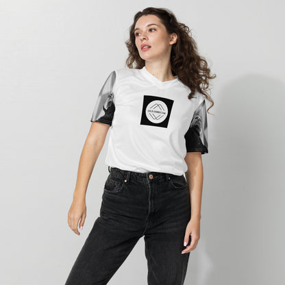 Cold Connection, official band photo and logo, Recycled unisex sports jersey