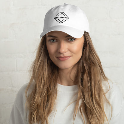 Cold Connection, logo (embroidery), Dad hat
