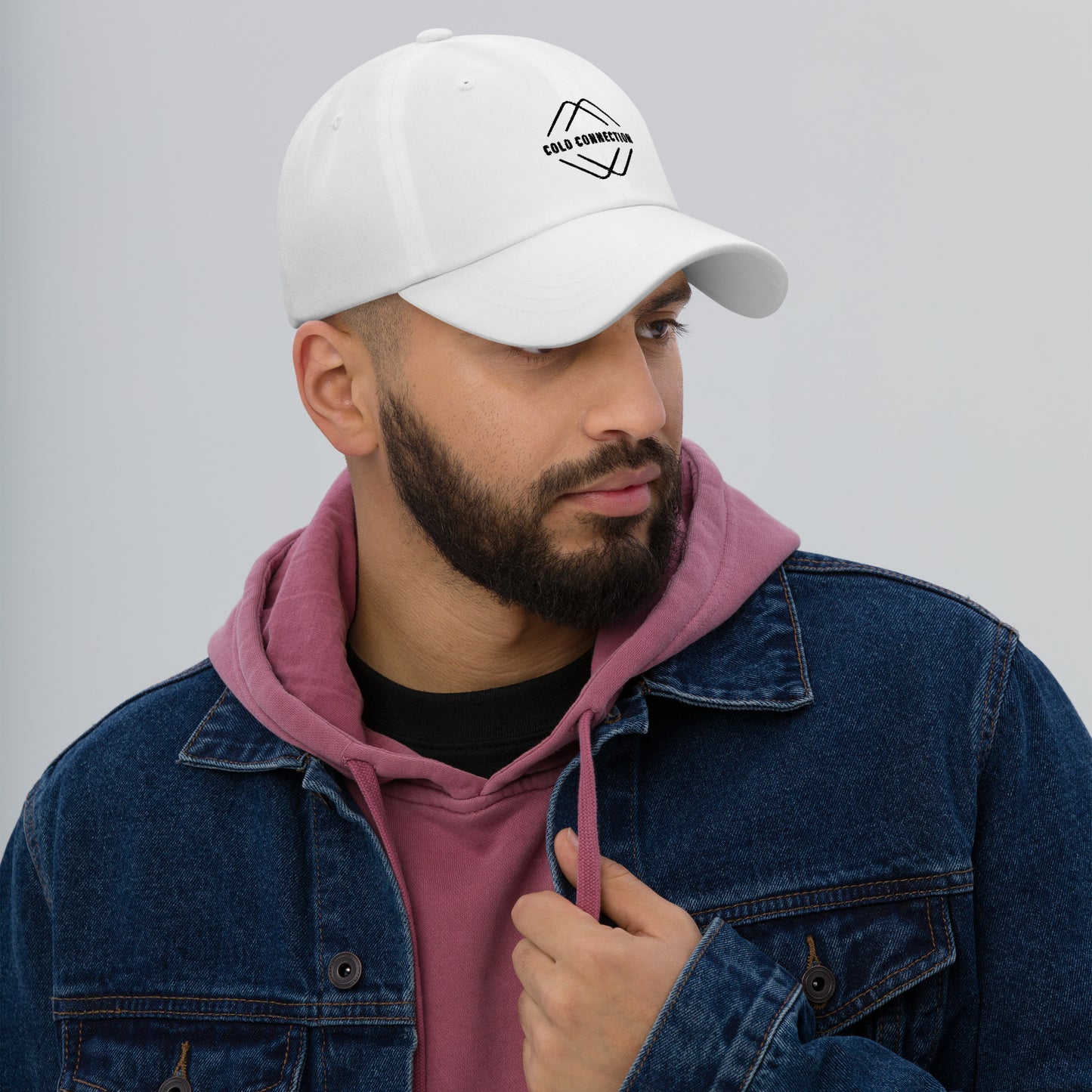 Cold Connection, logo (embroidery), Dad hat