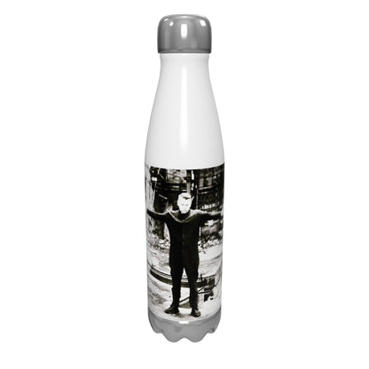 ee:man, official photo and logo, Stainless Steel Water Bottle