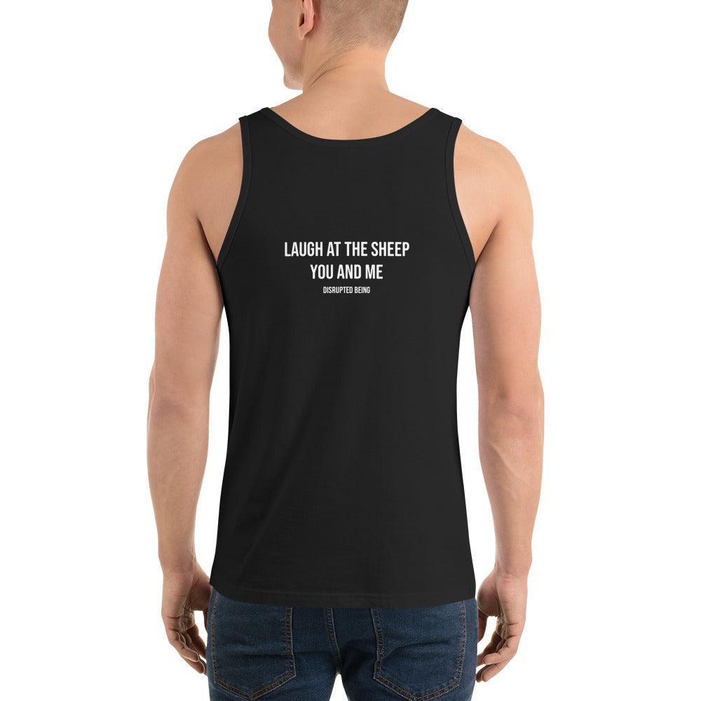 Disrupted Being, Sheep, official cover and lyrics, Unisex Tank Top