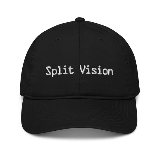 Split Vision, official logo (embroidery), Organic dad hat