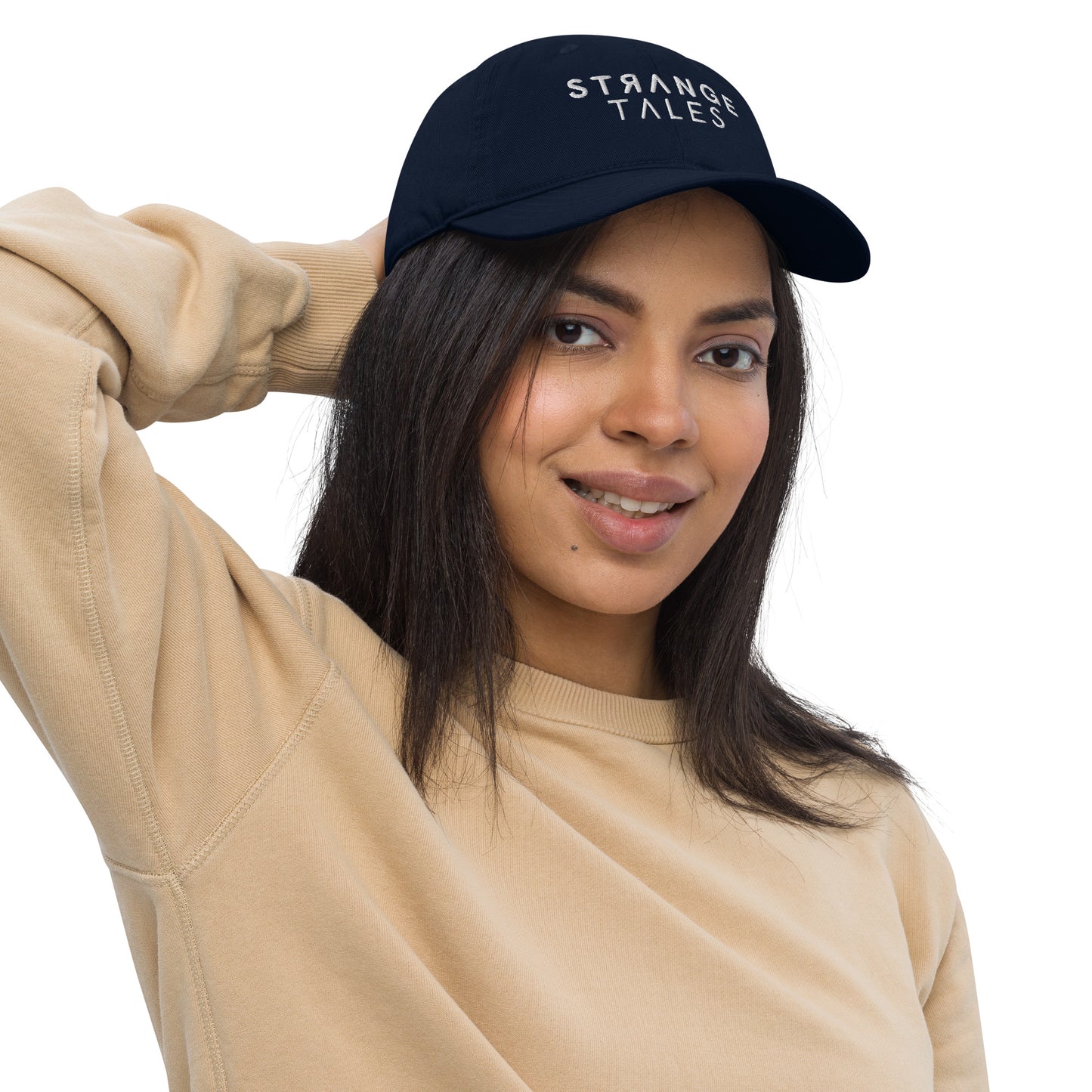 Strange Tales, official logo, Organic dad hat