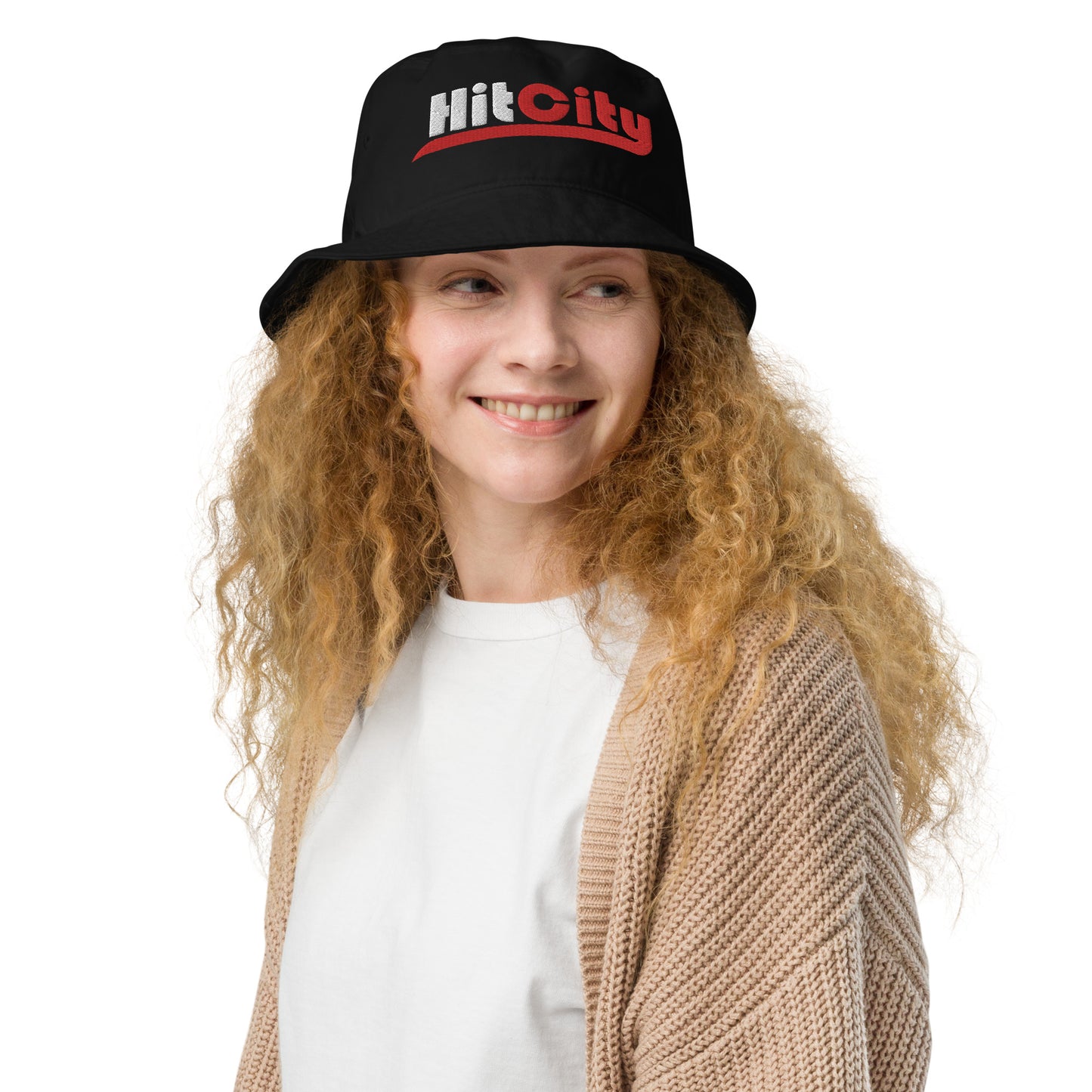 HitCity Öresund, Organic bucket hat, Logo (embroidery)