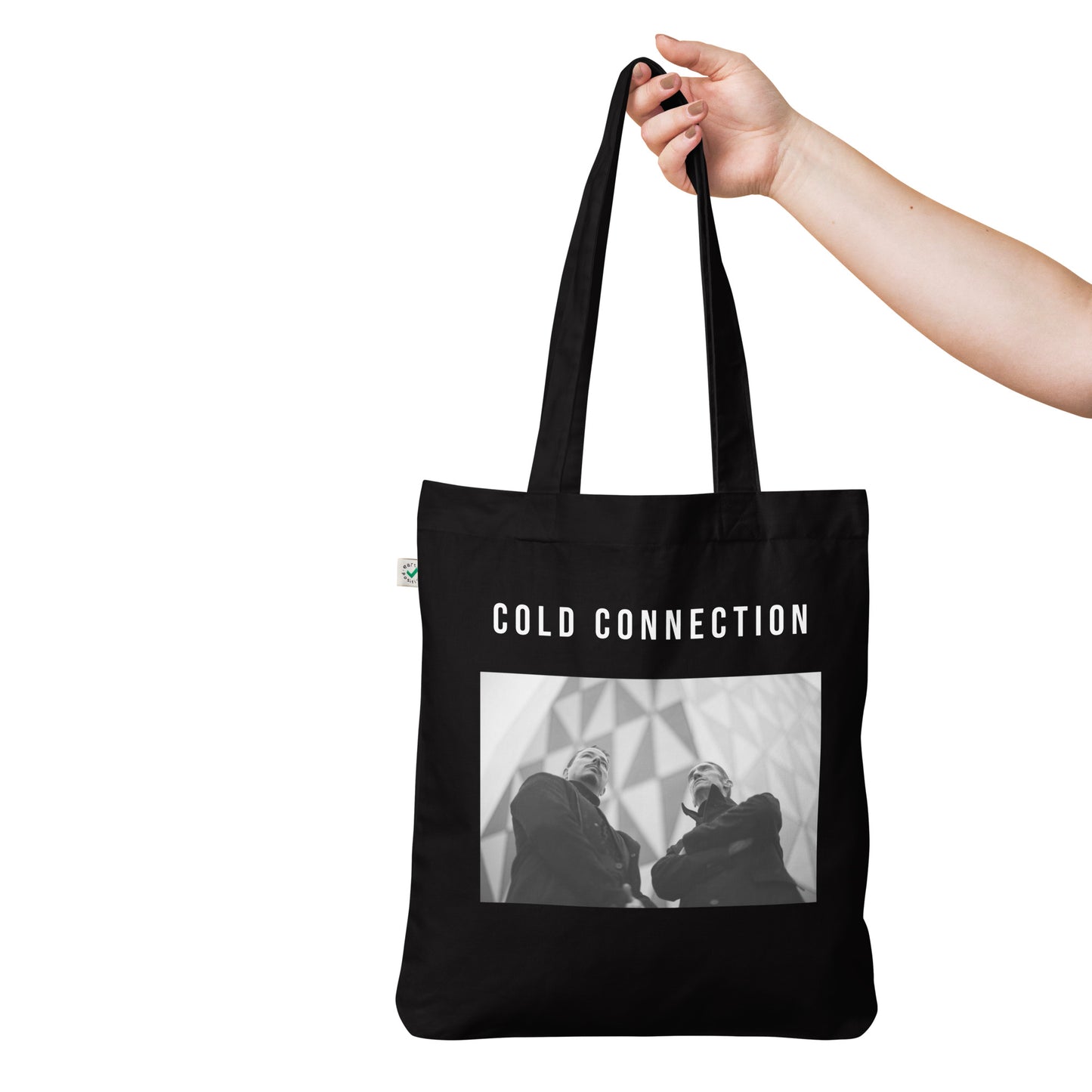 Cold Connection, official band photo, Organic fashion tote bag