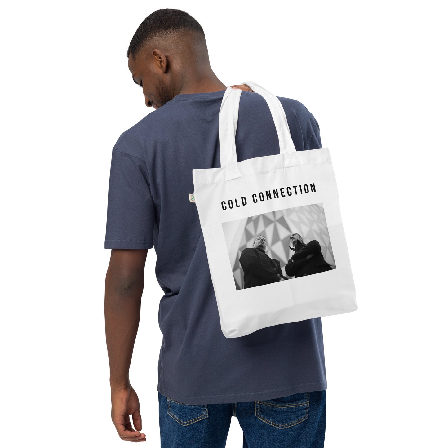 Cold Connection, official band image, Organic fashion tote bag