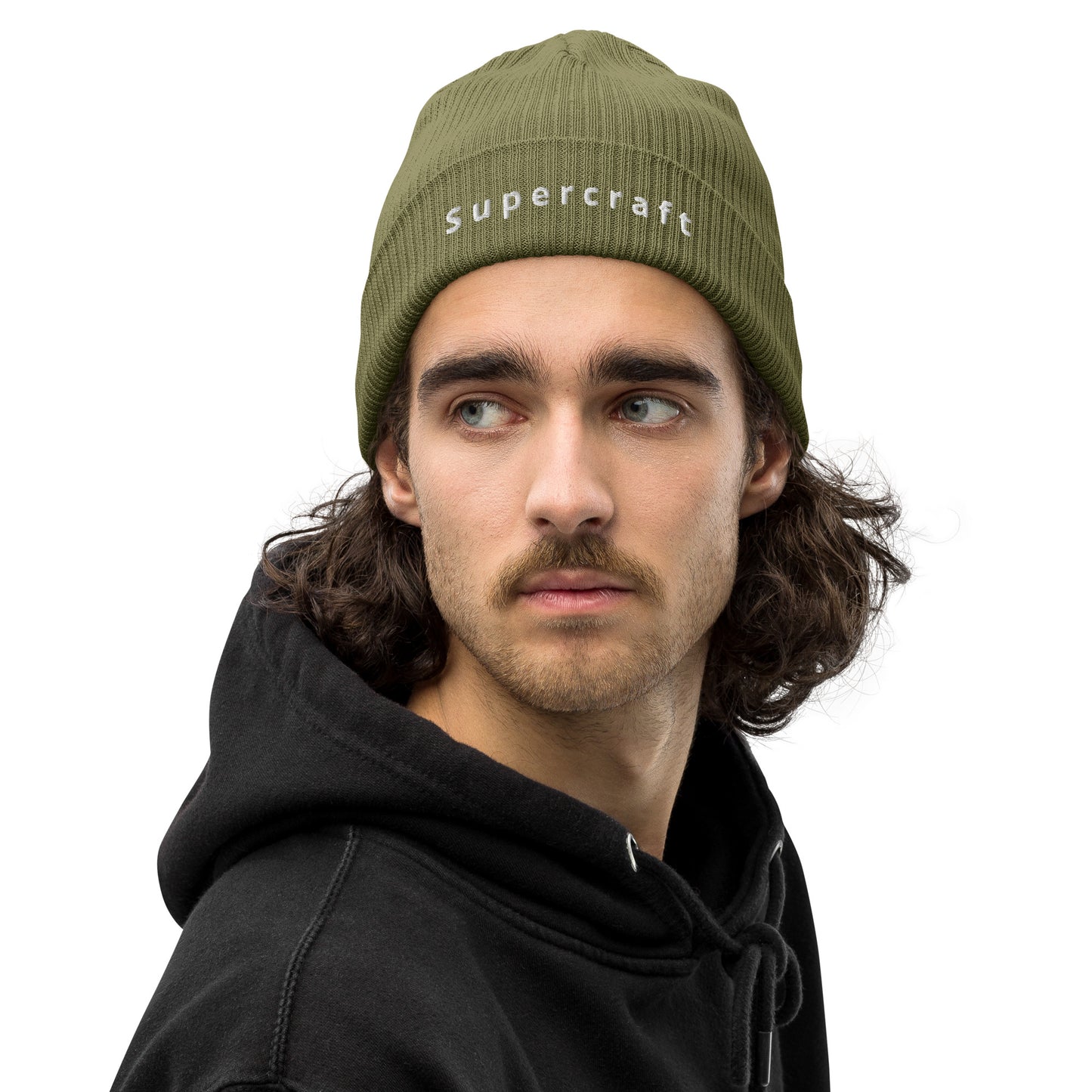 Supercraft, official logo, Organic ribbed beanie