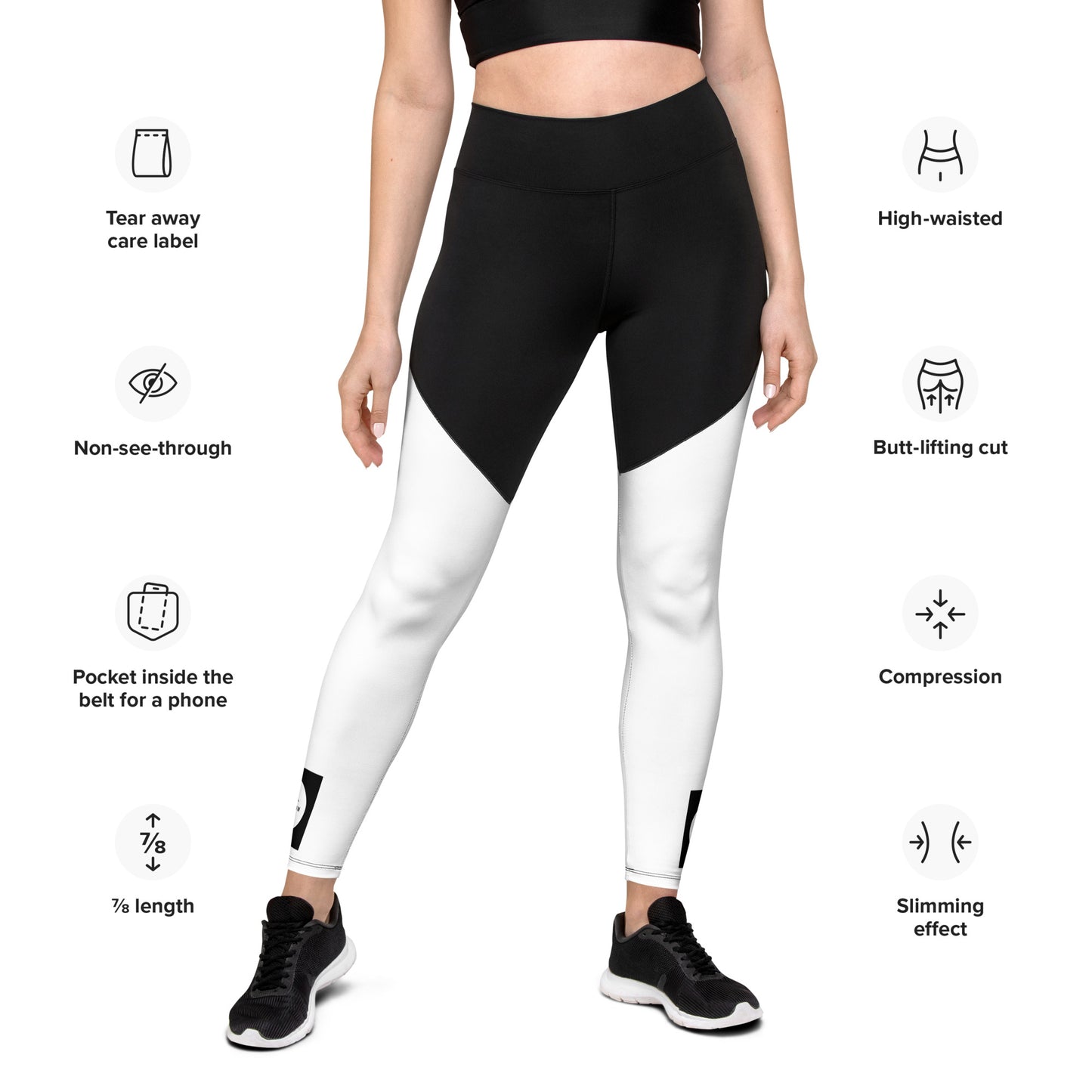 Cold Connection, official logo, Sports Leggings