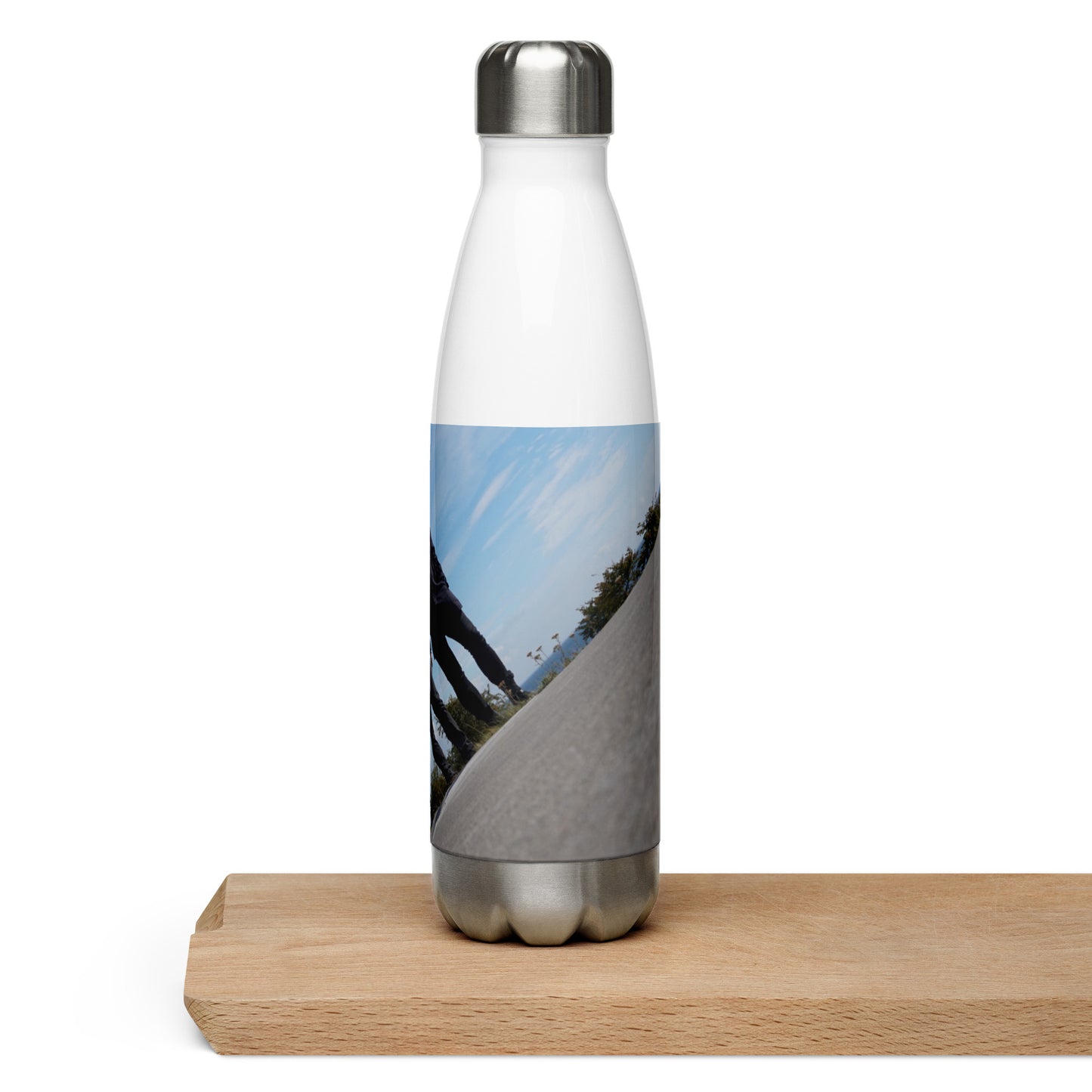 Disrupted Being, official photo and logo, Stainless Steel Water Bottle