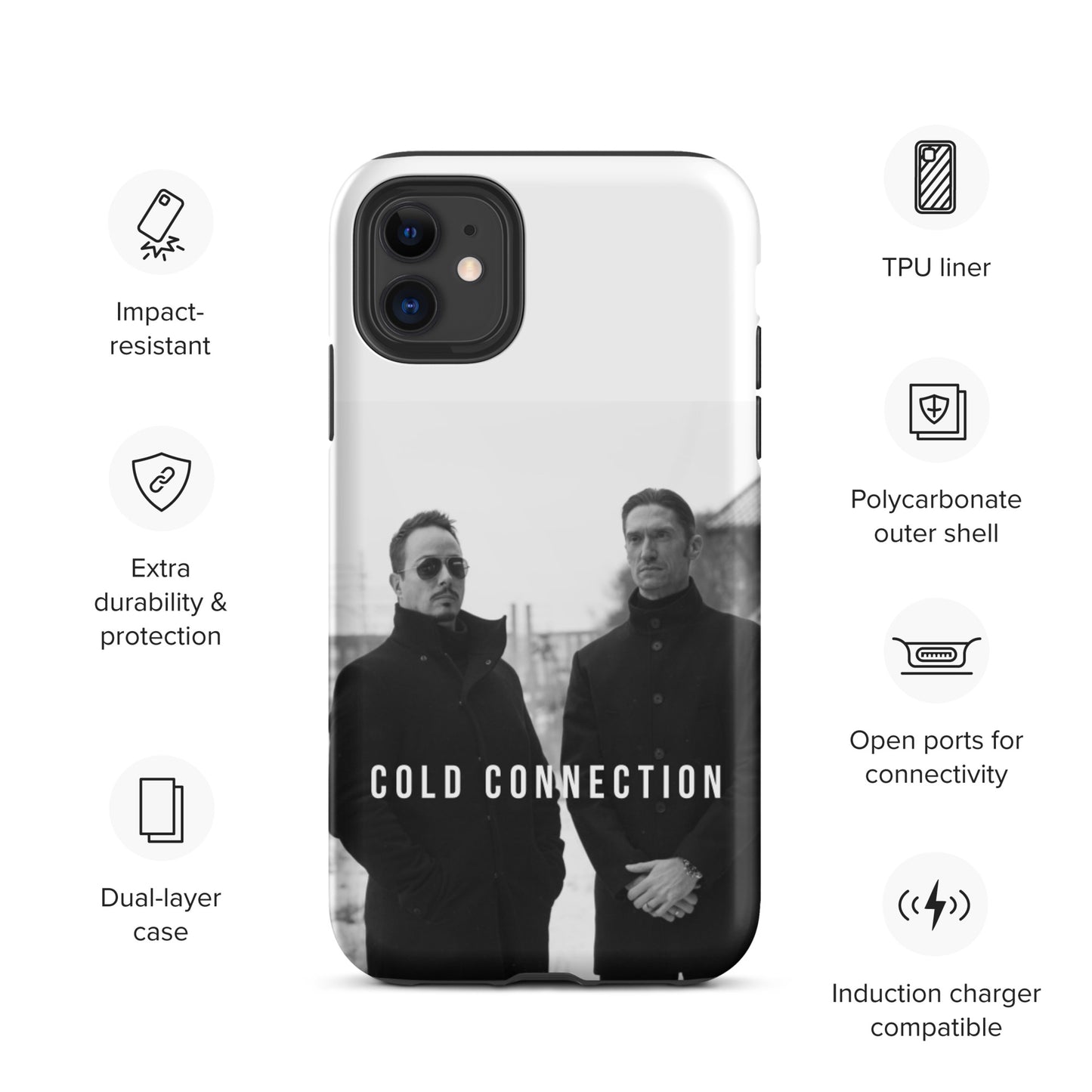 Cold Connection, official band photo, Tough iPhone case