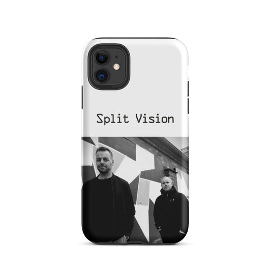 Split Vision, official band photo and logo, Tough iPhone case