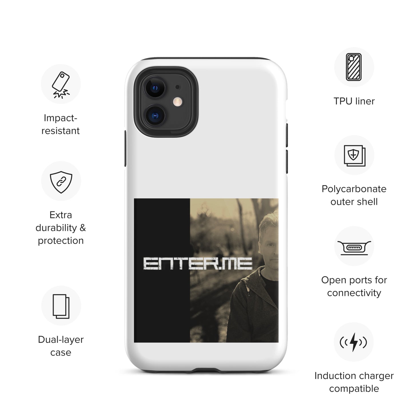 enter.me, official photo (colour) Tough iPhone case