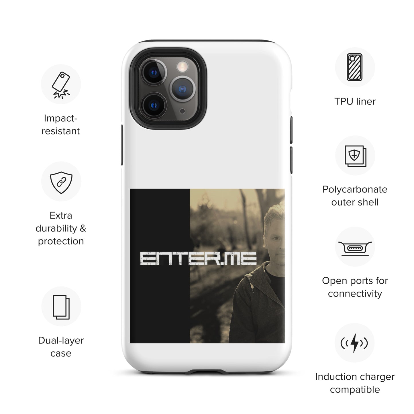 enter.me, official photo (colour) Tough iPhone case