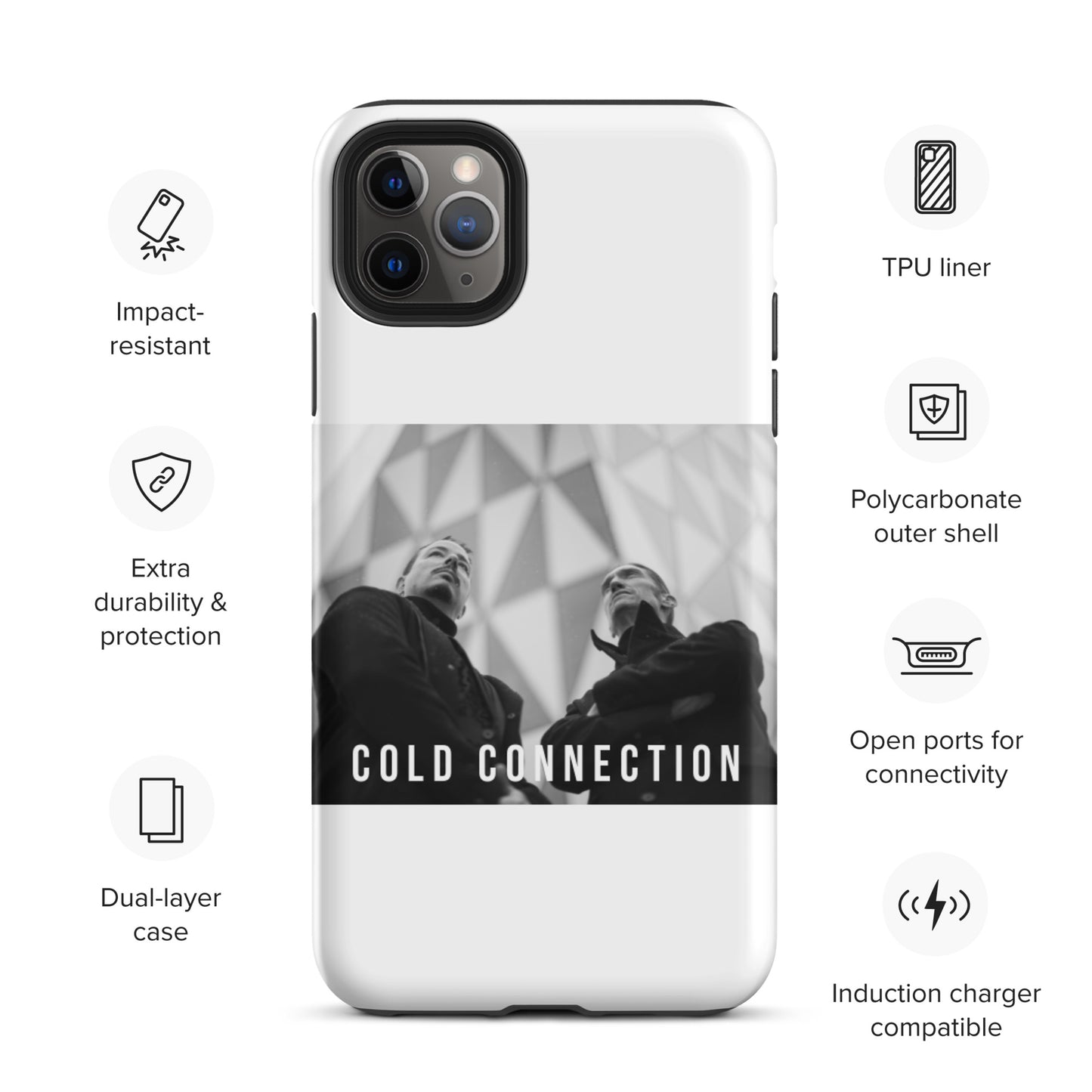 Cold Connection, official band photo, Tough iPhone case