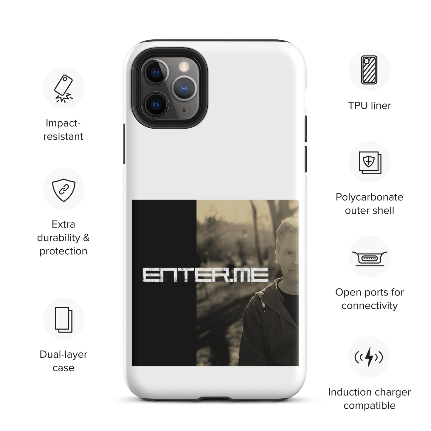 enter.me, official photo (colour) Tough iPhone case