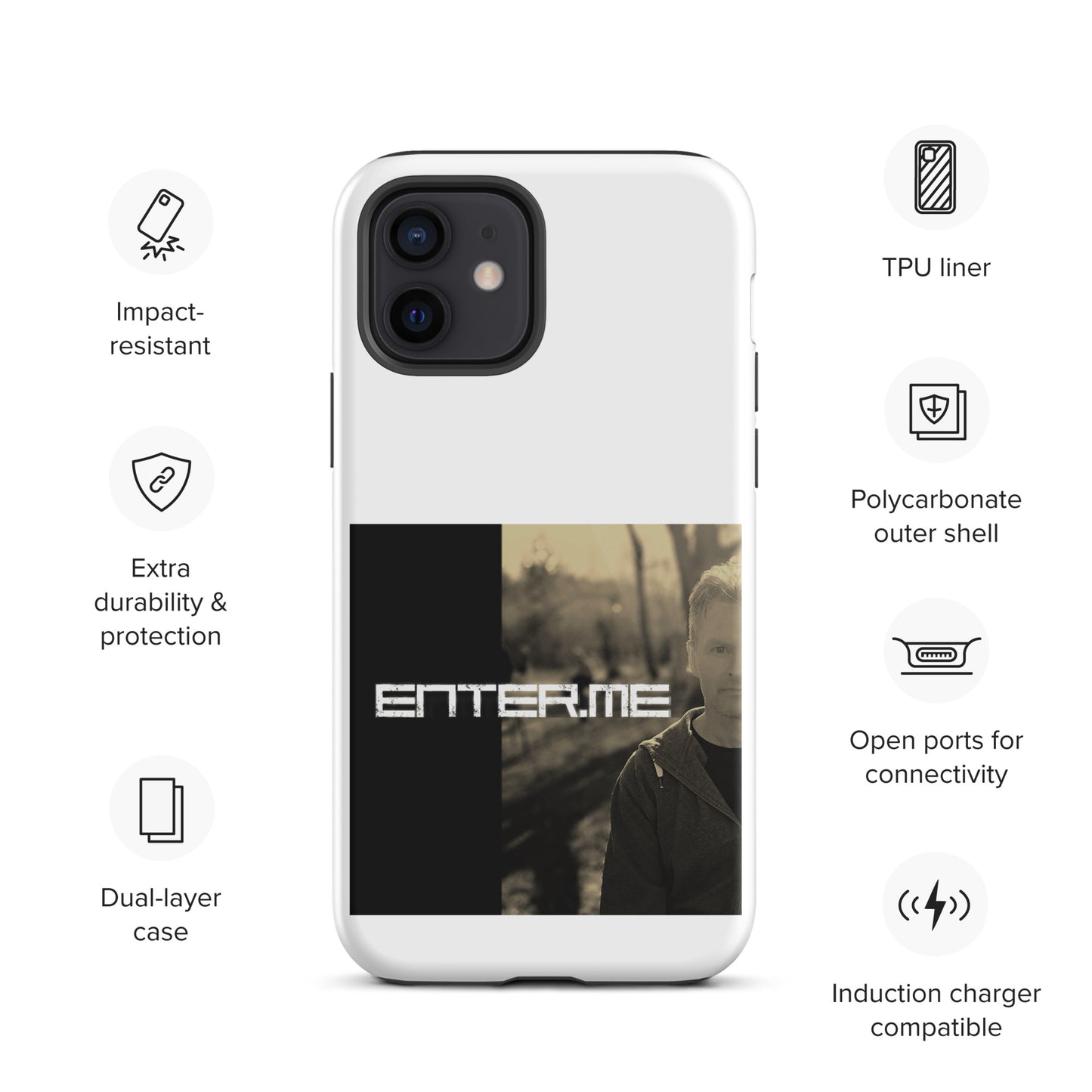 enter.me, official photo (colour) Tough iPhone case