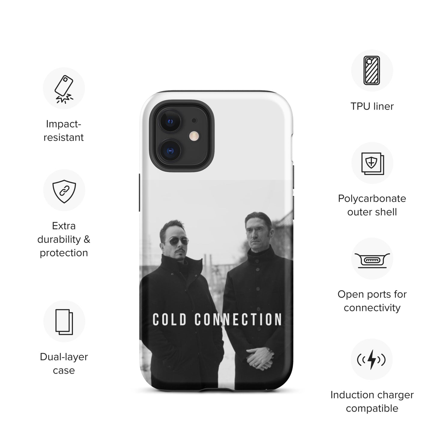 Cold Connection, official band photo, Tough iPhone case