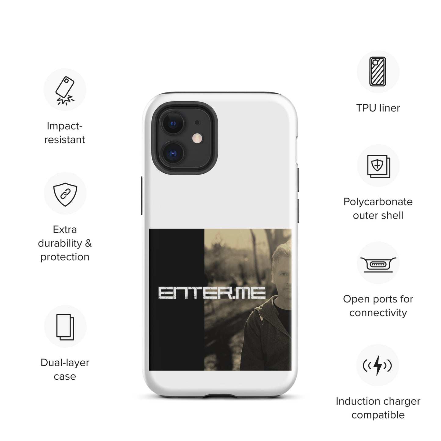 enter.me, official photo (colour) Tough iPhone case