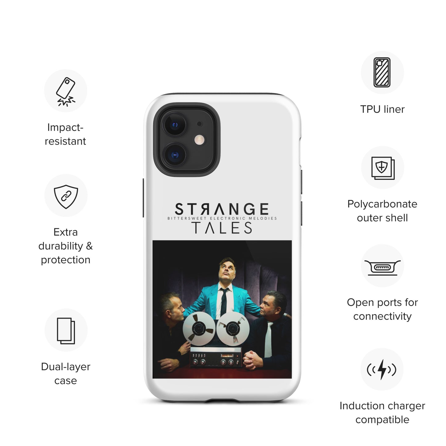 Strange Tales, official photo and logo, Tough iPhone case