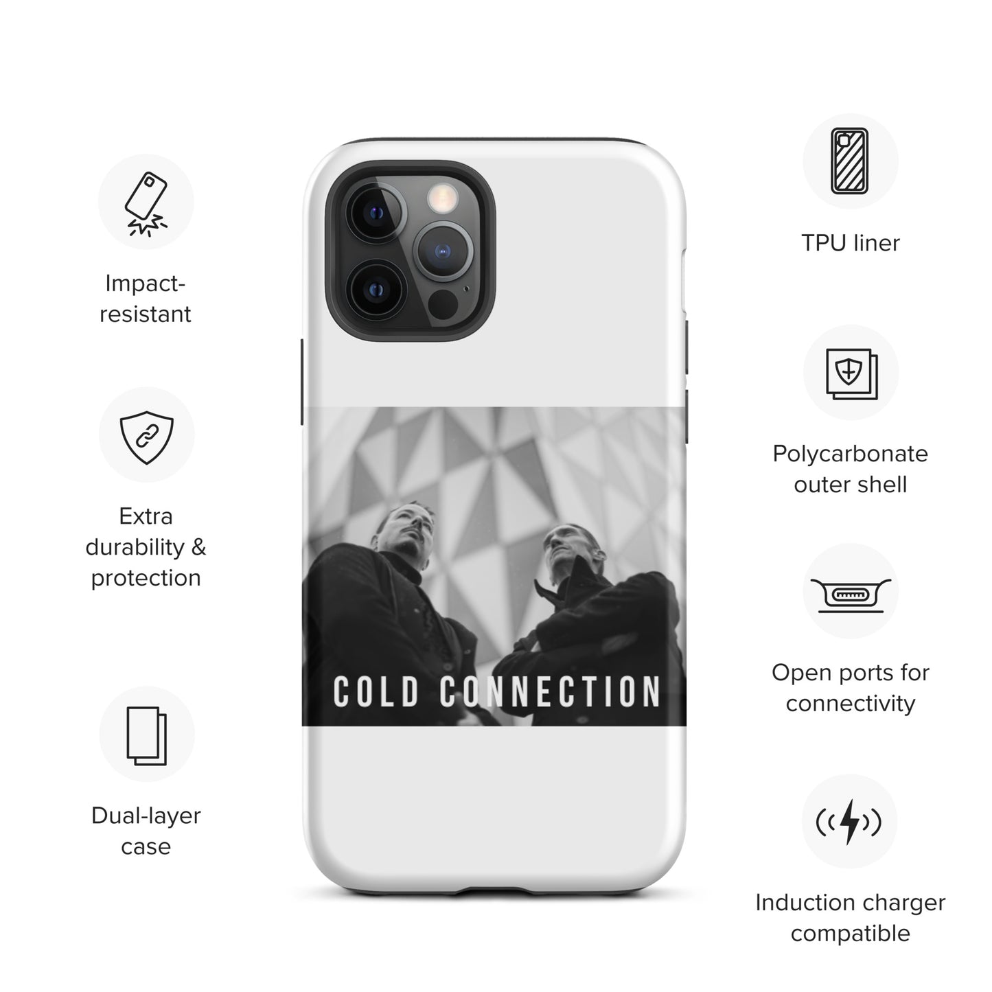 Cold Connection, official band photo, Tough iPhone case