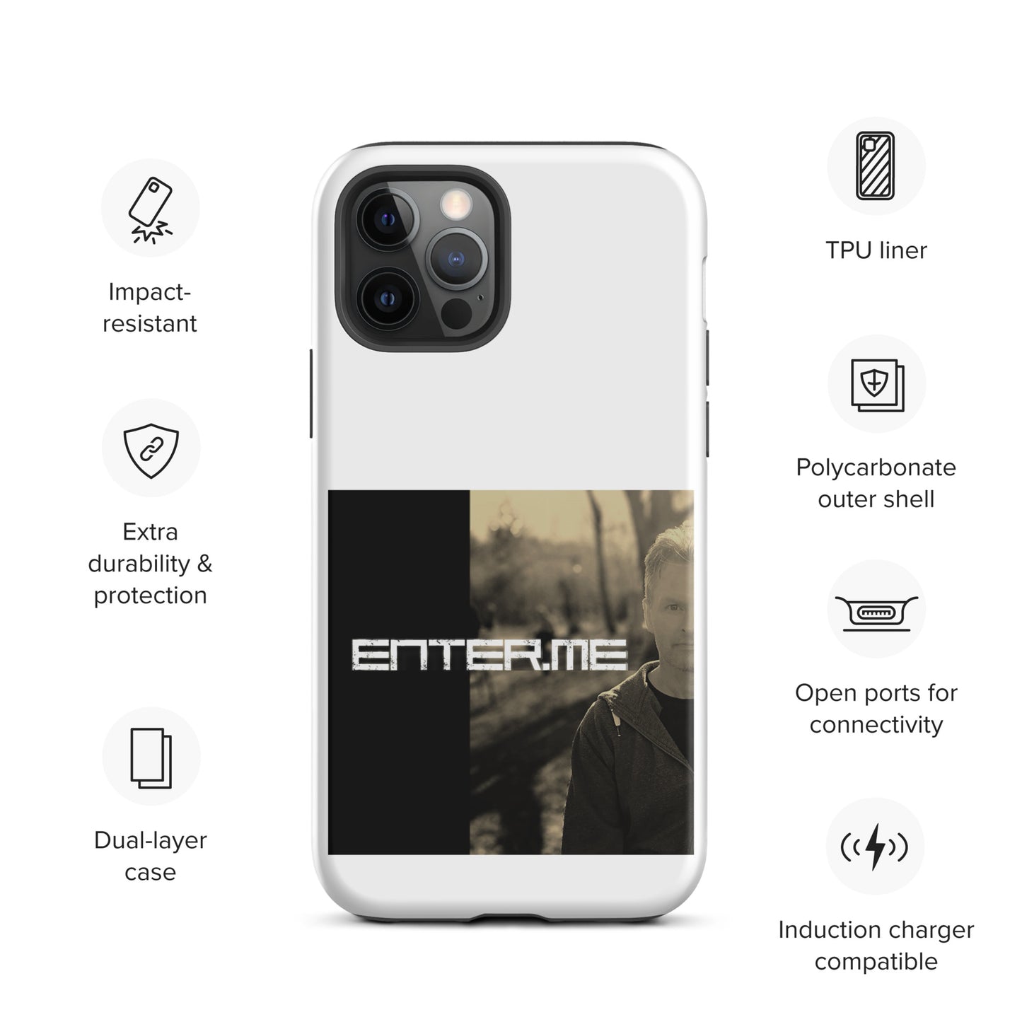 enter.me, official photo (colour) Tough iPhone case