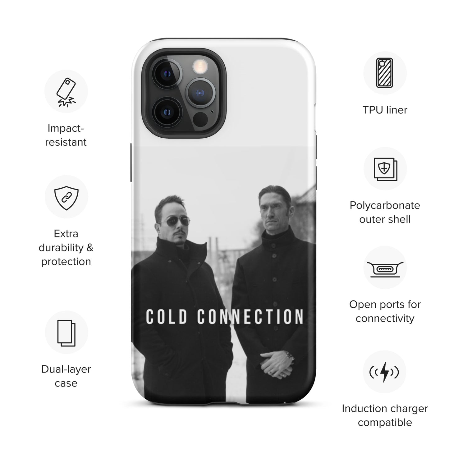 Cold Connection, official band photo, Tough iPhone case